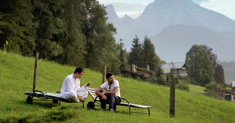 Naturvy i dokumentären "Det nya hemmet i Alperna" i UR Play