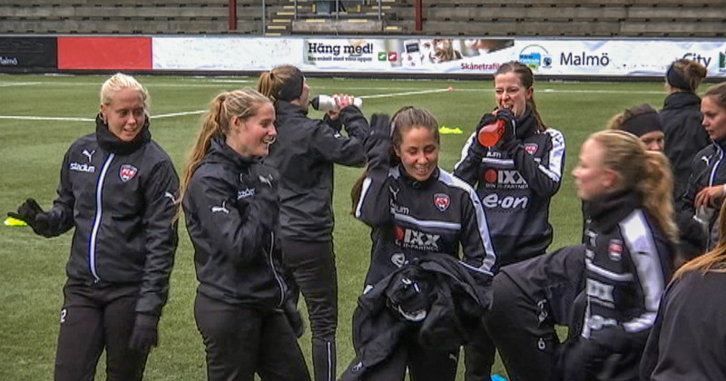 FC Rosengård i dokumentären Fotboll i nöd och lust i SVT Play