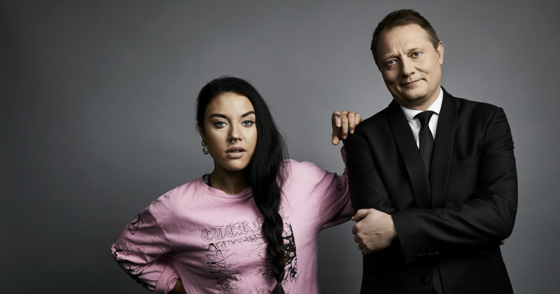 Maxida Märak och Magnus Carlson i Grammis 17 Kanal 5 Play