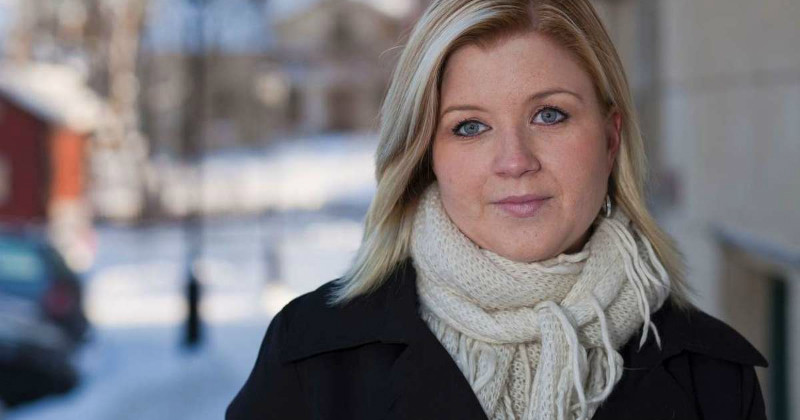 Emma Jangestig i dokumentären "När himmelriket rasar" i SVT Play