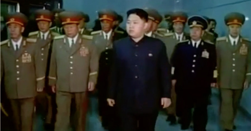 Kim Jong-Un i dokumentären Nordkorea bakom fasaden i TV4 Play