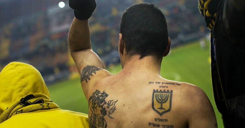 Fan till Beitar Jerusalem i Forever pure - fotboll och rasism i Jerusalem i UR Play