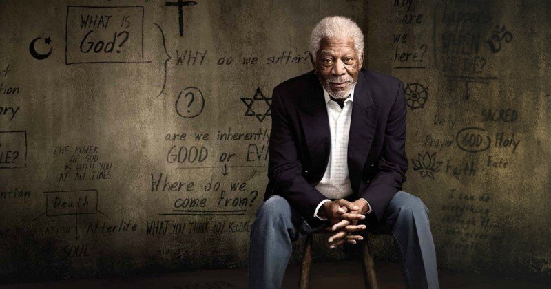 Morgan Freeman i &amp;quot;Morgan Freeman: Jakten på gud&amp;quot; i SVT Play