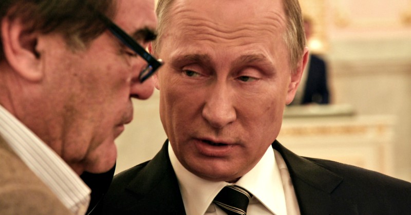 Vladimir Putin och Oliver Stone i dokumentärserien &amp;quot;Putin enligt Oliver Stone&amp;quot; i SVT Play