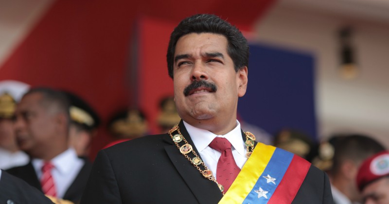Venezuelas president Nicolas Maduro i Venezuela - på randen till kollaps