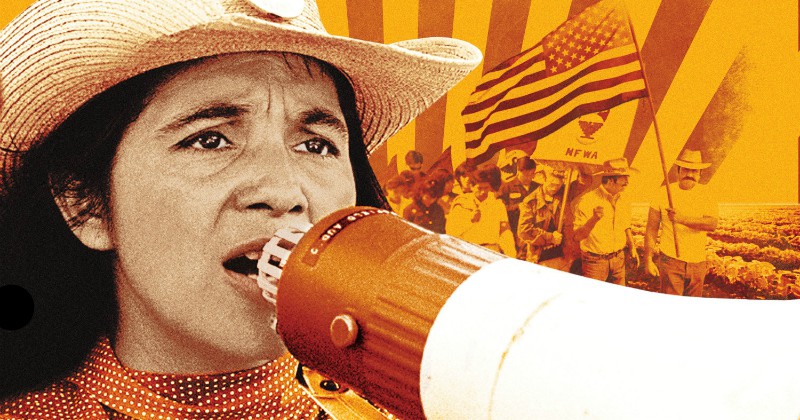 Dolores Huerta i dokumentären "Kvinnan bakom Obamas slogan" i UR Play