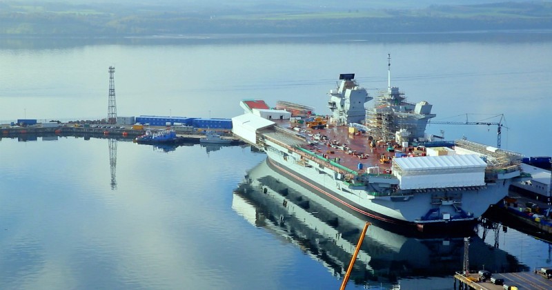 HMS Queen Elizabeth i Omöjlig ingenjörskonst i SVT Play