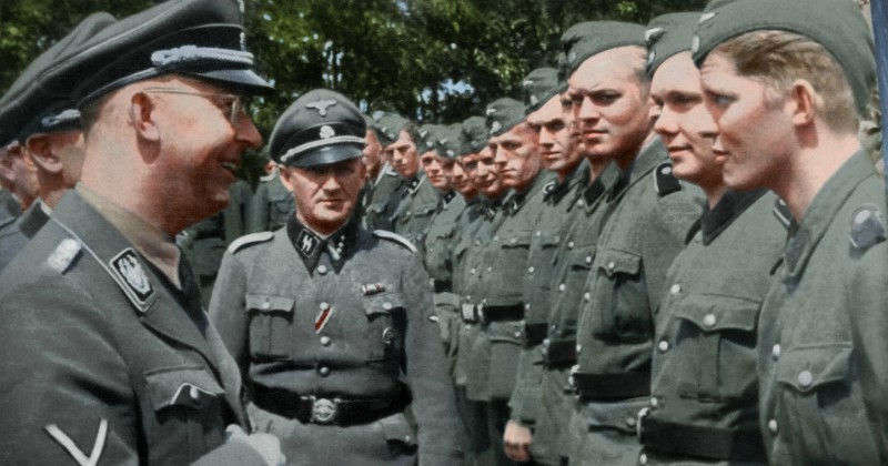 Himmler med Svenska SS-Soldater i Hitlers svenska soldater i SVT Play