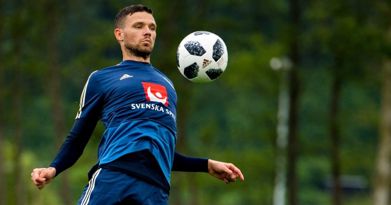 Marcus Berg i "Fotbolls-VM 2018: Sveriges träning" på SVT Play