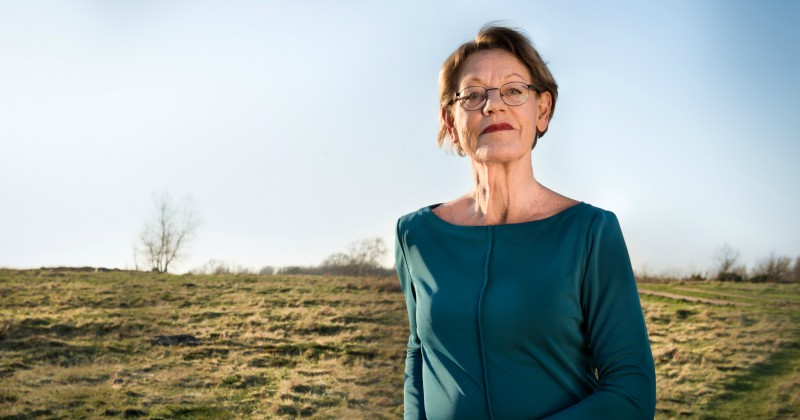 Gudrun Schyman i "Gudrun - konsten att vara människa" på SVT Play streaming