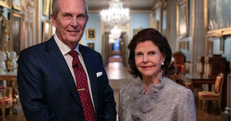 Drottning Silvia 75 år möter Claes Elfsberg på SVT Play