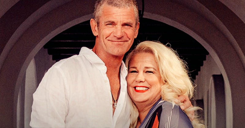 Jesper och Mia Parnevik i "Parneviks 100%" på TV3 Viafree
