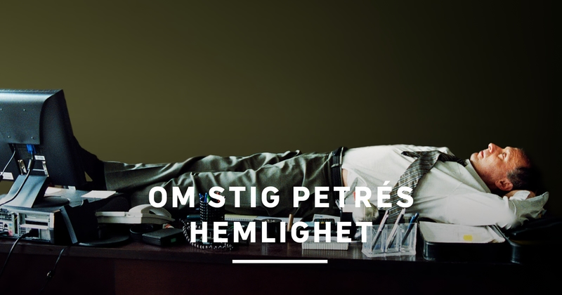 Om Stig Petrés hemlighet SVT Play gratis stream
