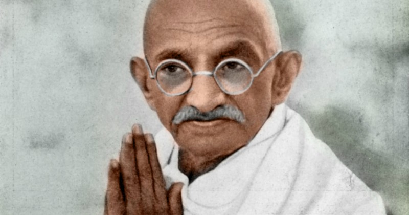 Mahatma Gandhi i "Gandhi, mannen bakom myten" på UR Play