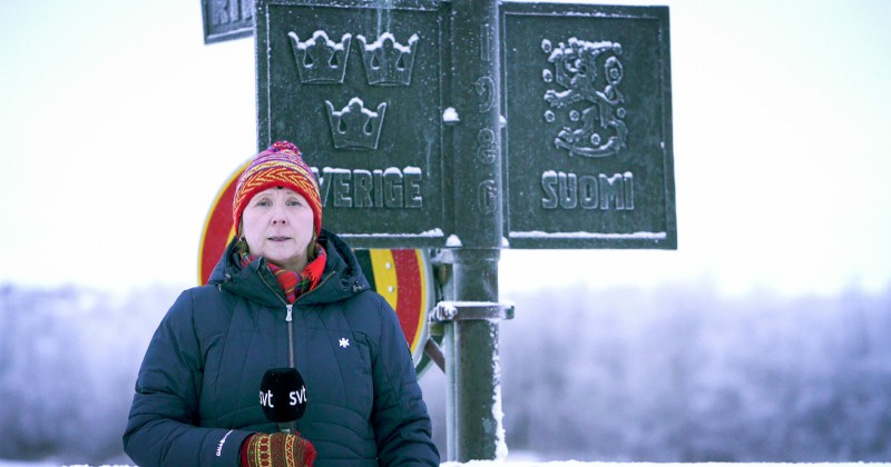 Samisk reporter i Hur påverkar corona Sápmi? på SVT Play
