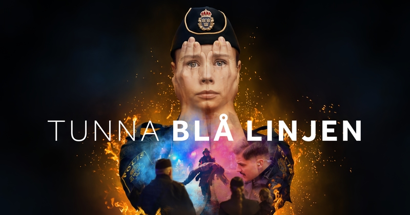 Tunna blå linjen