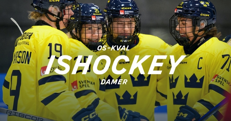 Ishockey: OS-kval damer på SVT Play streama