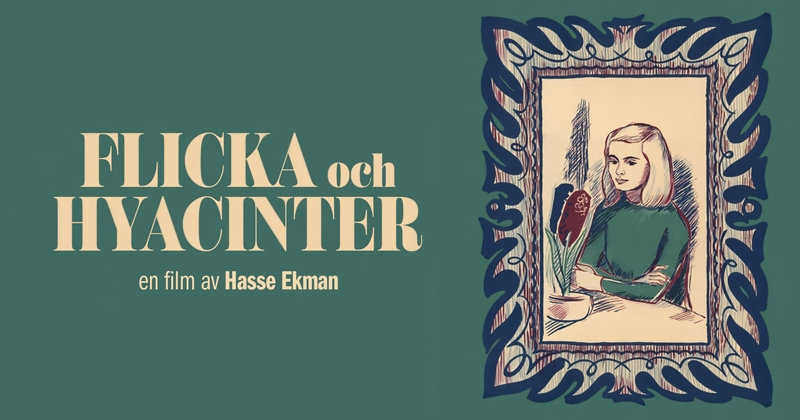 Flicka och hyacinter