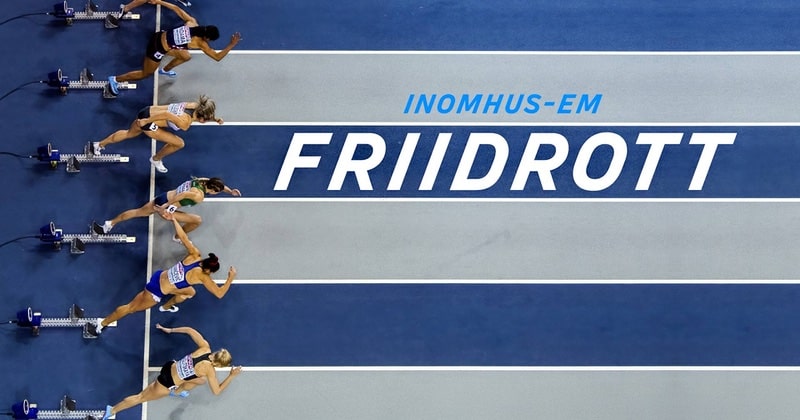 Friidrott: Inomhus-EM på SVT Play streama