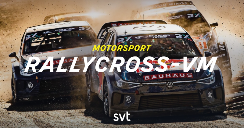 Rallycross-VM live stream SVT Play