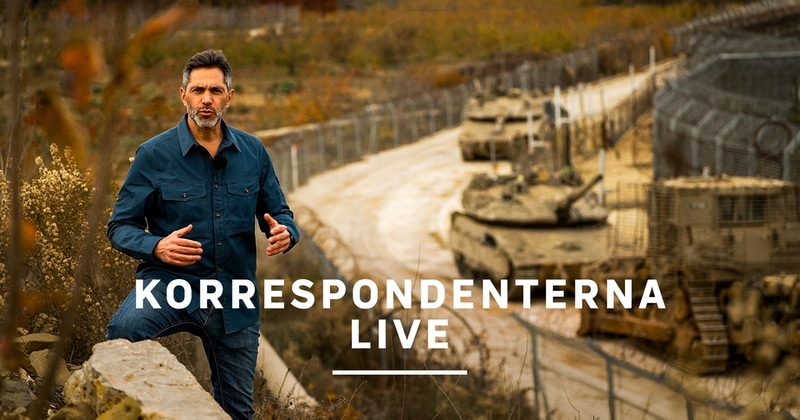 Korrespondenterna live på SVT Play streama