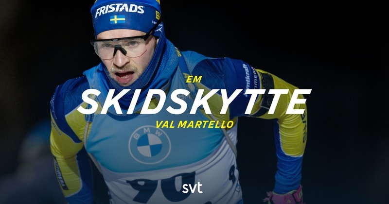 Skidskytte-EM live stream SVT Play