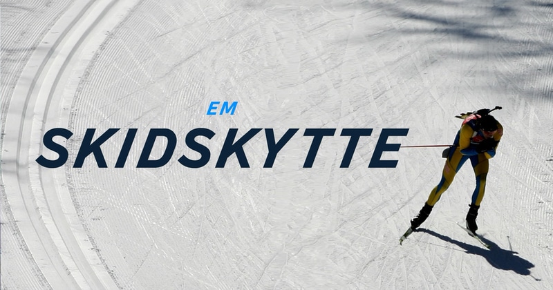 Skidskytte-EM gratis live stream SVT Play
