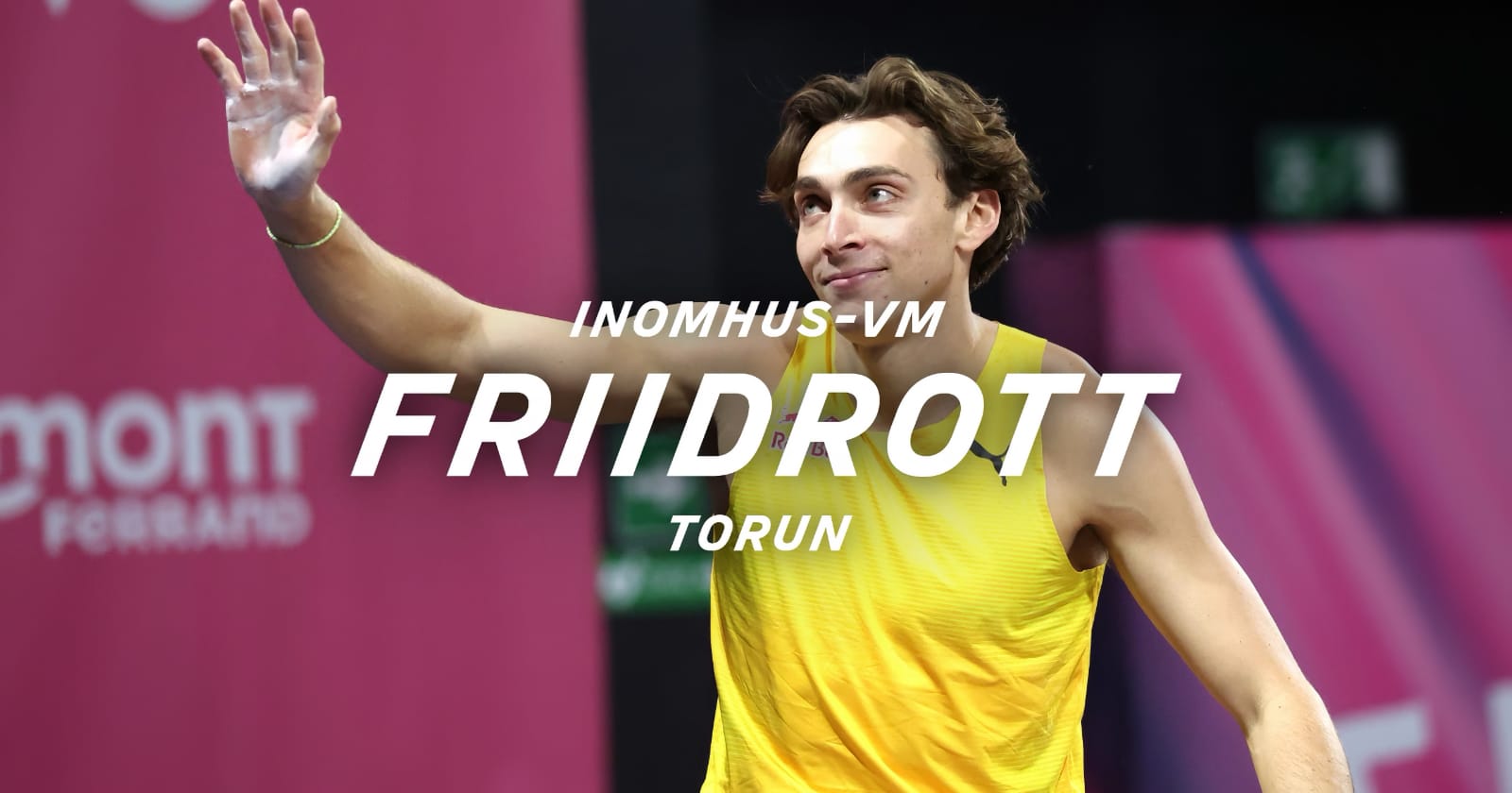 Friidrotts-VM: Inomhus på SVT Play streama