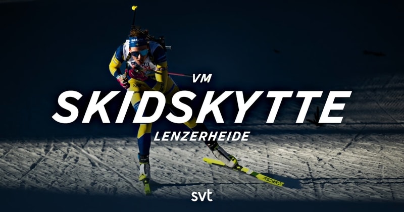 Skidskytte: VM 2025 på SVT Play streama gratis