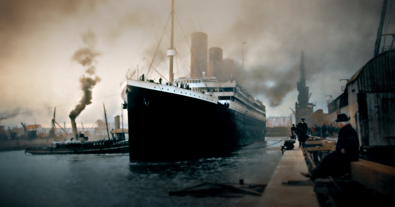 Världens historia: Titanic i färg - SVT Play