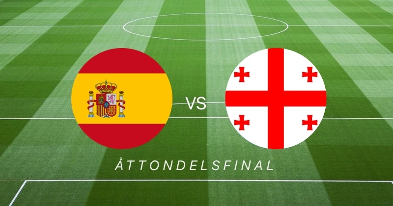 Åttondelsfinal: Spanien Georgien live stream TV4 Play