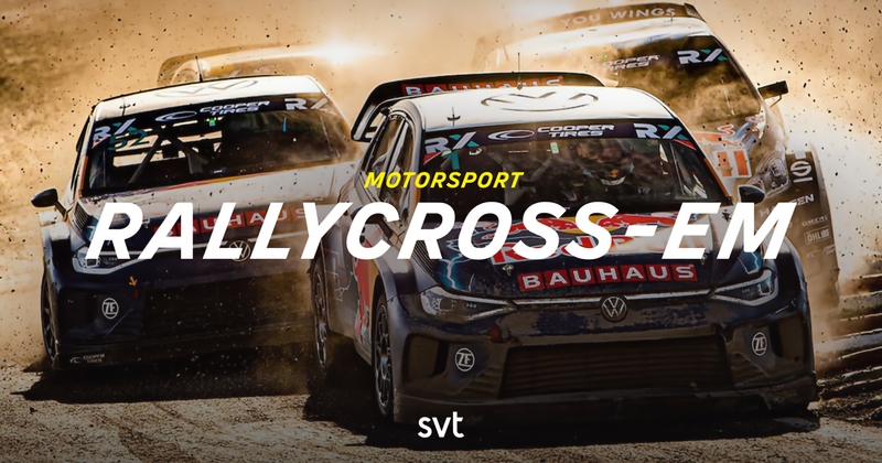 Rallycross-EM live streaming SVT Play