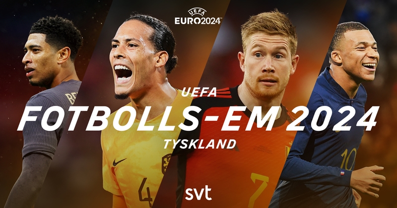Fotbolls-EM 2024 Live streaming LIVE Streaming gratis SVT Play
