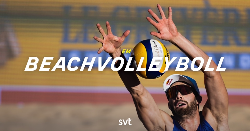 Beachvolleyboll: EM på SVT Play streama gratis