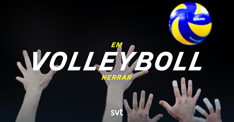 Volleyboll: EM-kval på SVT Play streama live gratis