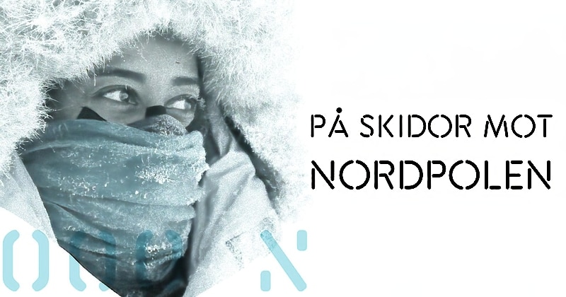 På skidor mot Nordpolen på UR Play Kunskapskanalen