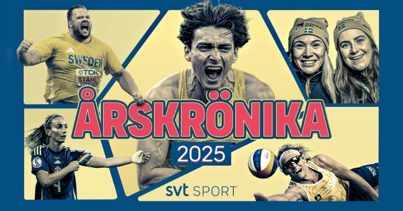 Sportens årskrönika 2025 på SVT Play streama