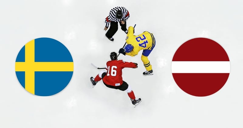 Kvartsfinal Sverige - Lettland Live Stream TV6 Play Viaplay