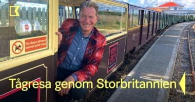 Tågresa genom Storbritannien