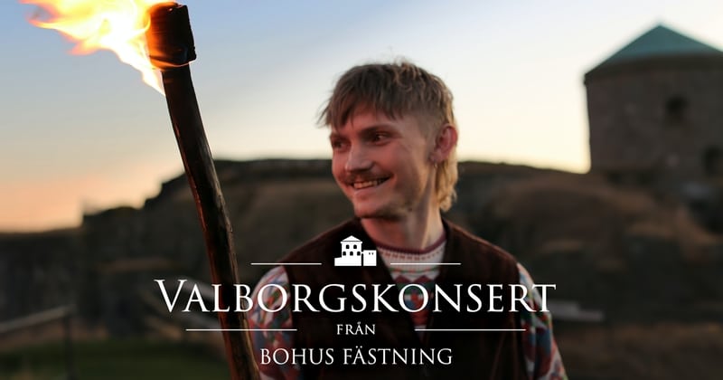 Valborgskonsert från Bohus fästning