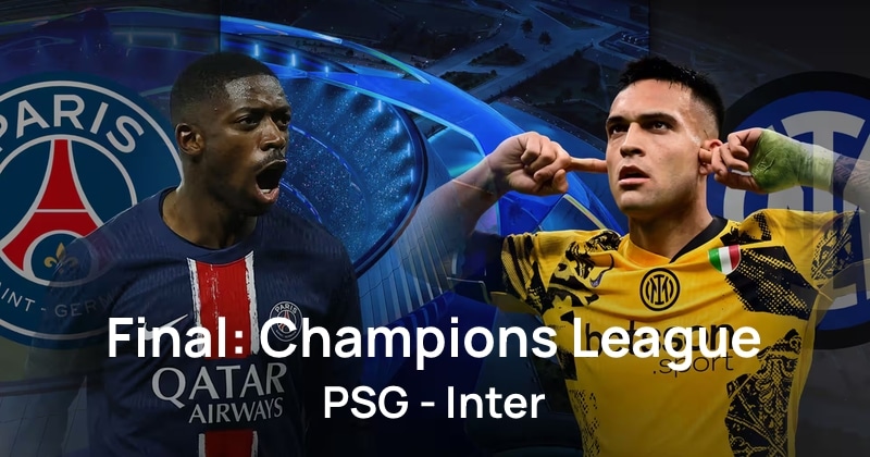 PSG - Inter final live stream TV6 Play Viaplay