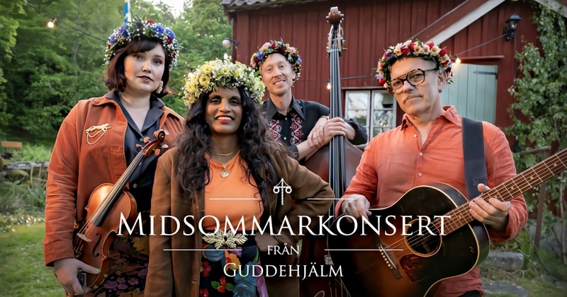 Midsommarkonsert från Guddehjälm på SVT Play streama