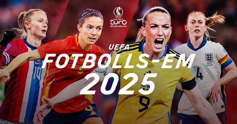 UEFA Fotbolls-EM 2025 på SVT Play streama live gratis
