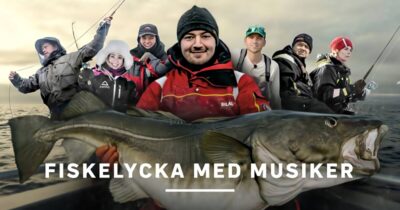 Fiskelycka med musiker