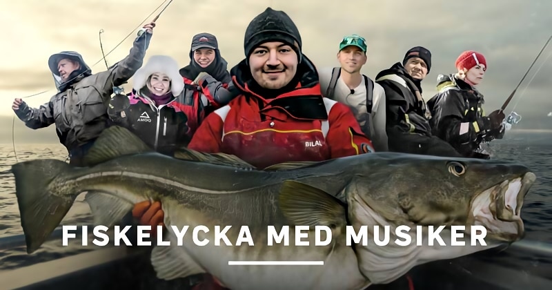Fiskelycka med musiker på SVT Play streama
