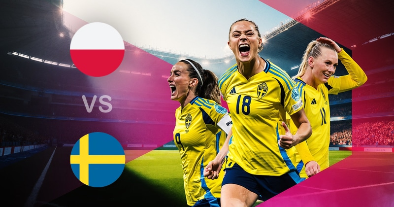 Polen Sverige live streaming TV6 Play Viaplay