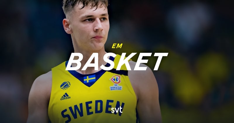 Basket-EM, herrar på SVT Play streama