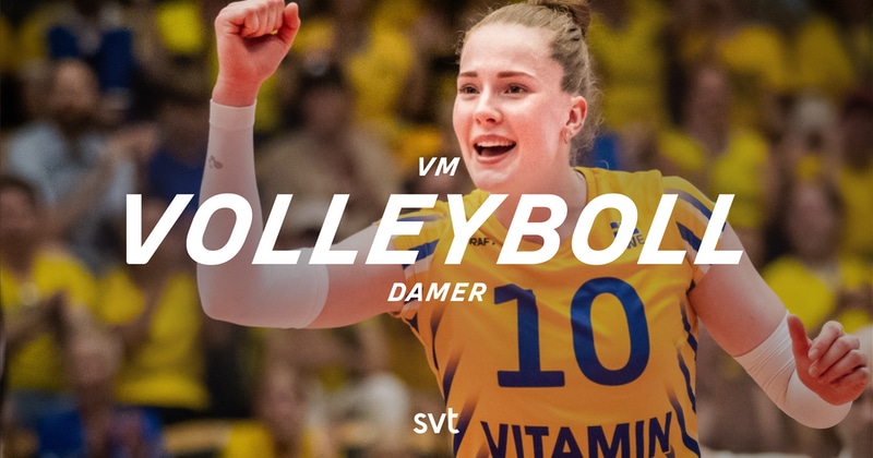 Volleyboll-VM 2025 damer SVT Play gratis stream