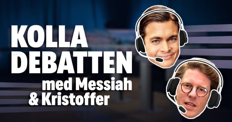 Kolla debatten med Messiah och Kristoffer på SVT Play streama live