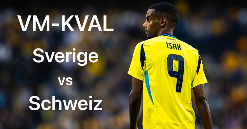 Sverige Schweiz TV6 Play Viaplay stream